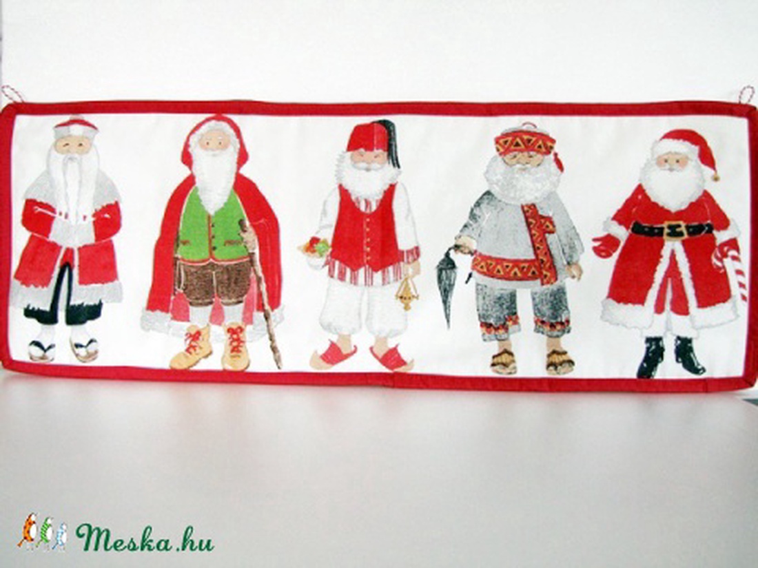 RITKASÁG! Mikulás textilkép, falvédő -  - Meska.hu