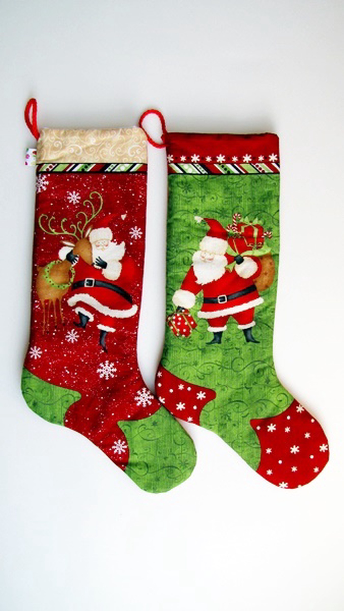 Mikulás váró textilcsizma - Mikulás mintával 2 -  - Meska.hu Mikulás váró textilcsizma - Mikulás mintával 2 -  - Meska.hu