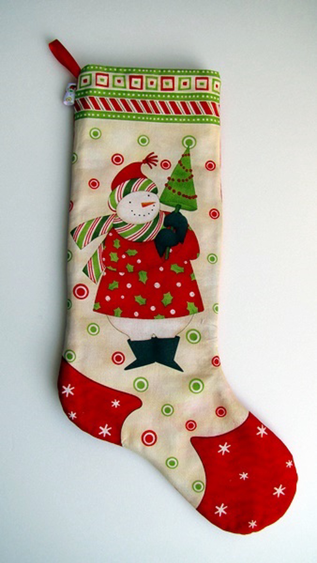 Mikulás váró textilcsizma - hóember mintával -  - Meska.hu Mikulás váró textilcsizma - hóember mintával -  - Meska.hu