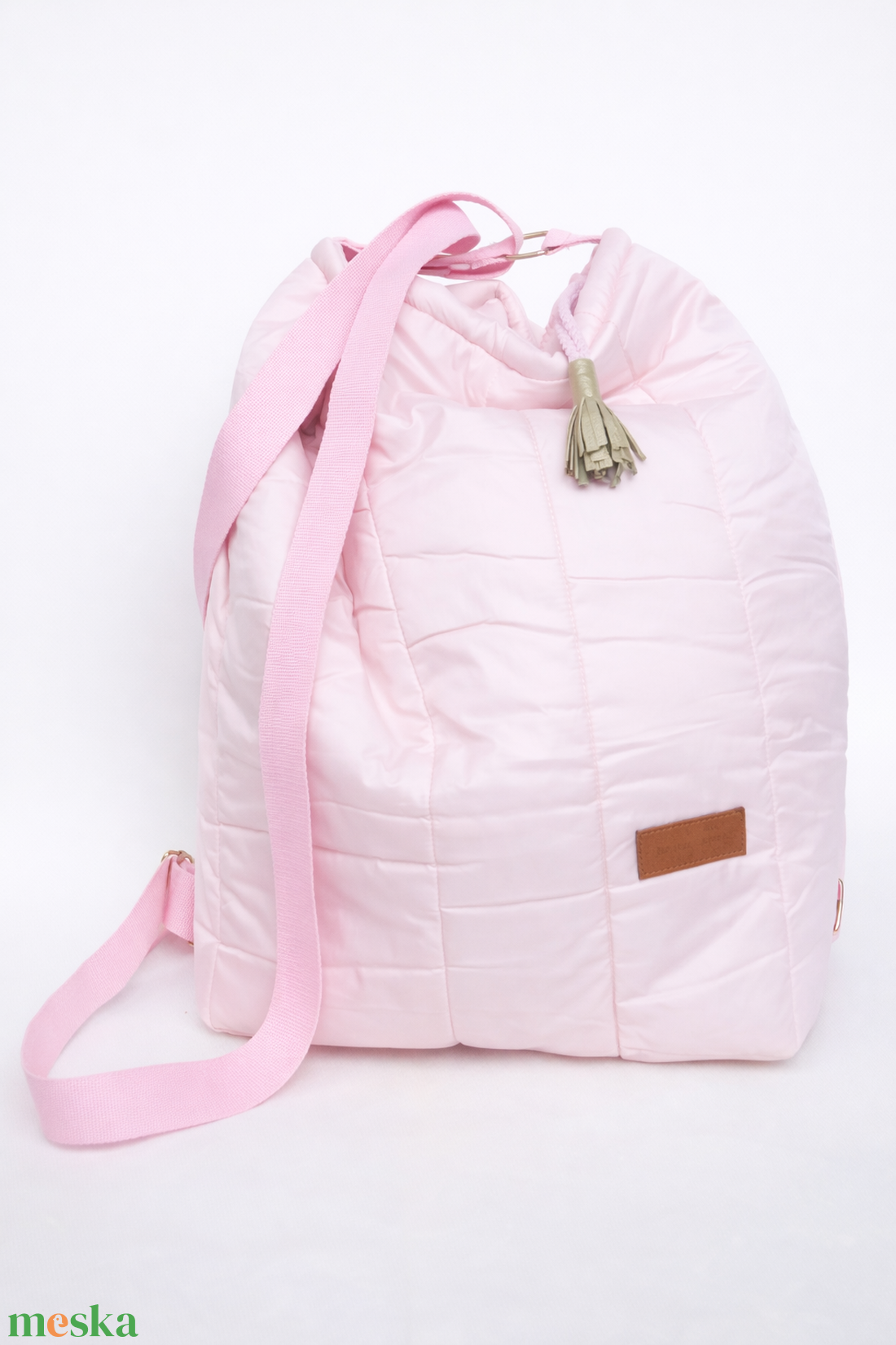 2 in 1 táska - Púderrózsaszín színű - táska & tok - variálható táska - Meska.hu