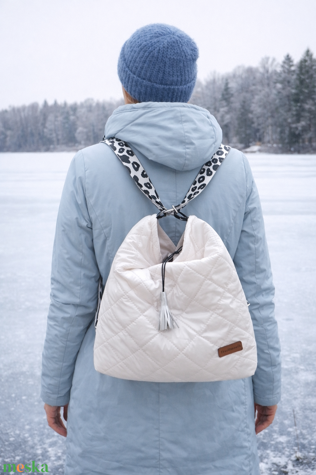 2 in 1 táska - Hópárduc színű - táska & tok - variálható táska - Meska.hu