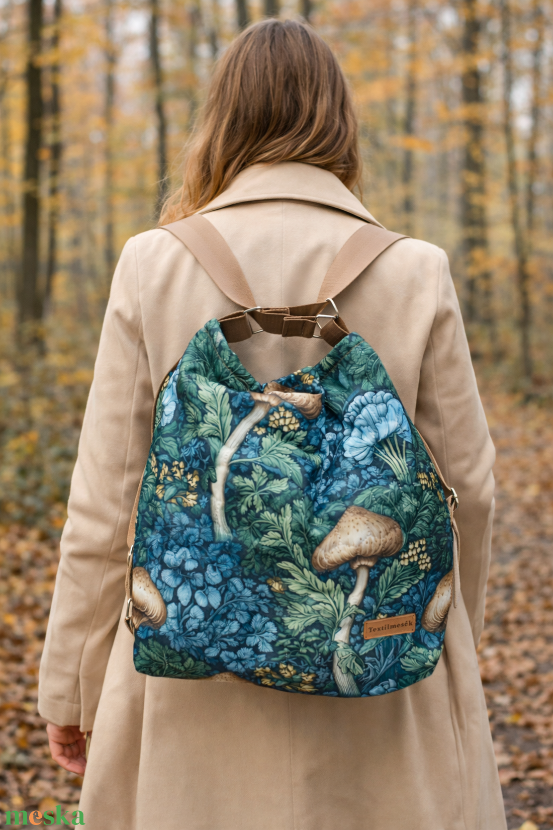 2 in 1 táska - Erdei gomba - táska & tok - variálható táska - Meska.hu