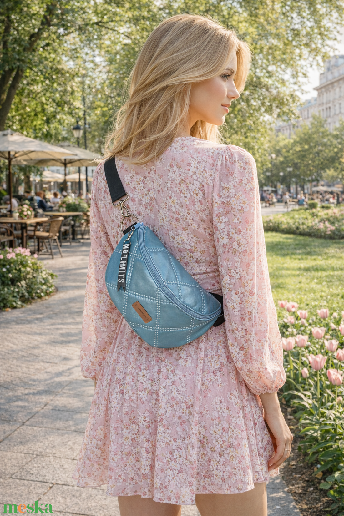 Funnybag - Jégkék - táska & tok - övtáska - Meska.hu