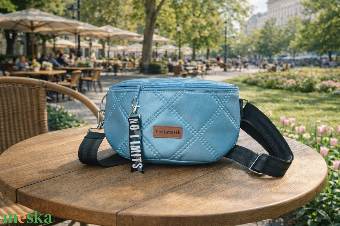 Funnybag - Jégkék - táska & tok - övtáska - Meska.hu