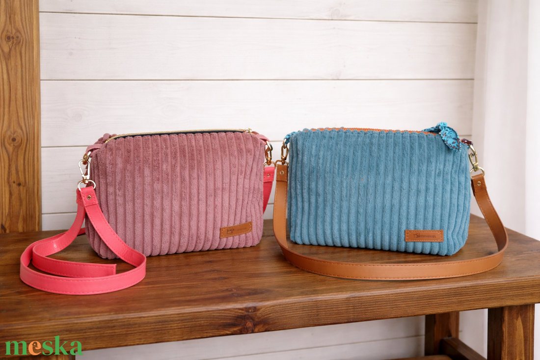 Nyuszifül táska - rózsaszínű - táska & tok - kézitáska & válltáska - alkalmi táska - Meska.hu