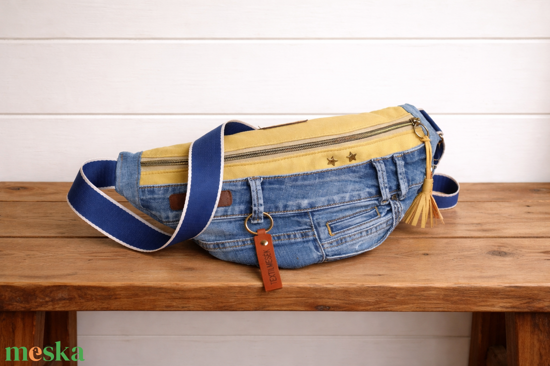 Sunny sling - boho bag, nyári táska - táska & tok - övtáska - Meska.hu