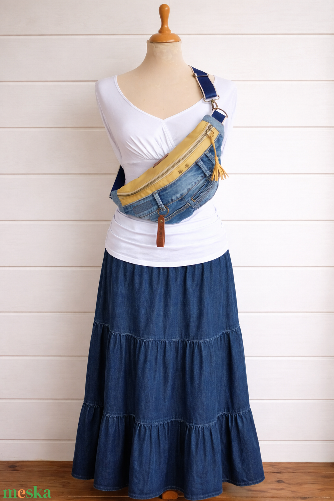 Sunny sling - boho bag, nyári táska - táska & tok - övtáska - Meska.hu