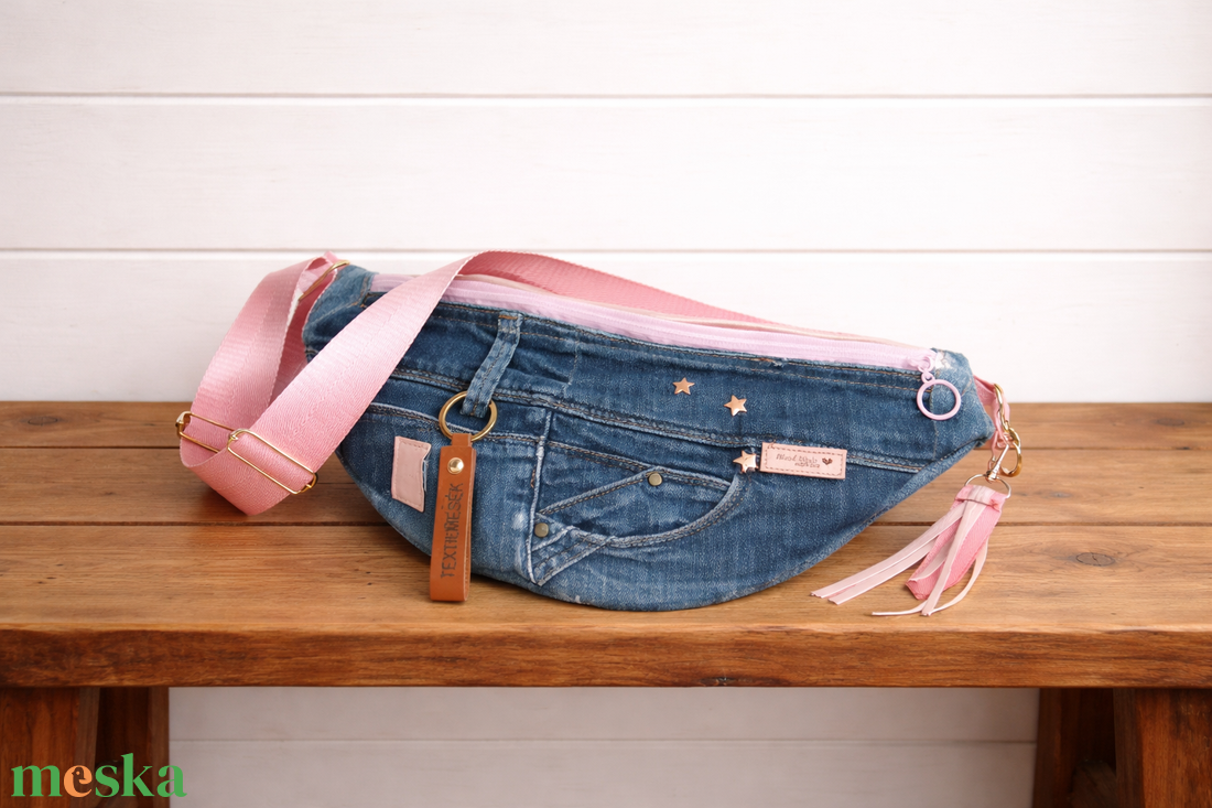 Rose sling - boho bag, nyári táska - táska & tok - övtáska - Meska.hu