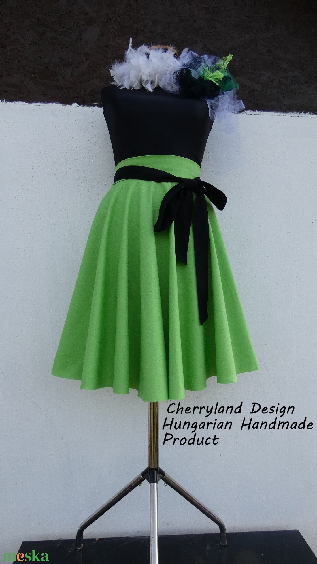 Cherryland Design Zöld Rockabilly stílusú szoknya - ruha & divat - női ruha - szoknya - Meska.hu Cherryland Design Zöld Rockabilly stílusú szoknya - ruha & divat - női ruha - szoknya - Meska.hu