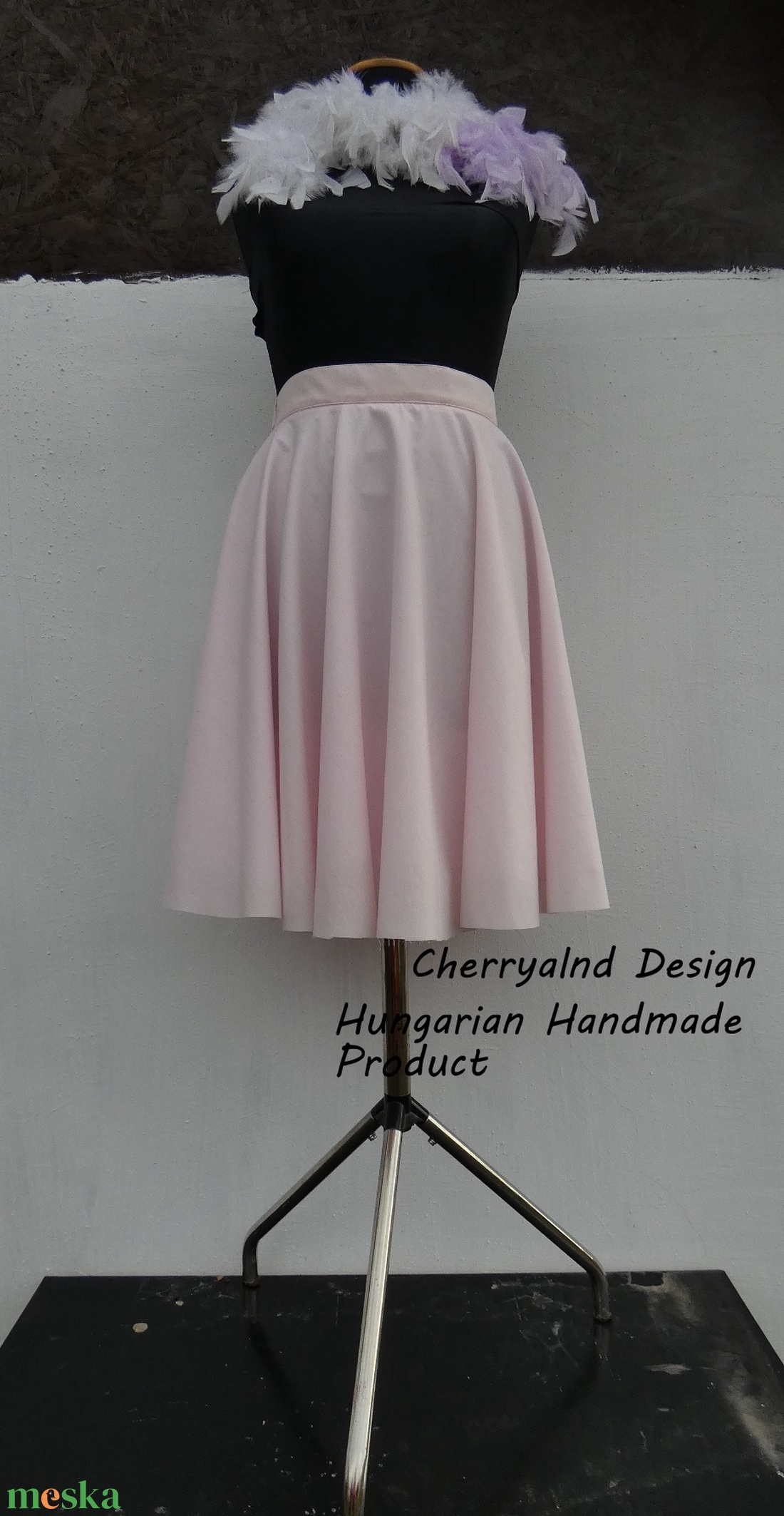 Cherryland Design Púder Rózsaszín Rockabilly stílusú szoknya - ruha & divat - női ruha - szoknya - Meska.hu Cherryland Design Púder Rózsaszín Rockabilly stílusú szoknya - ruha & divat - női ruha - szoknya - Meska.hu