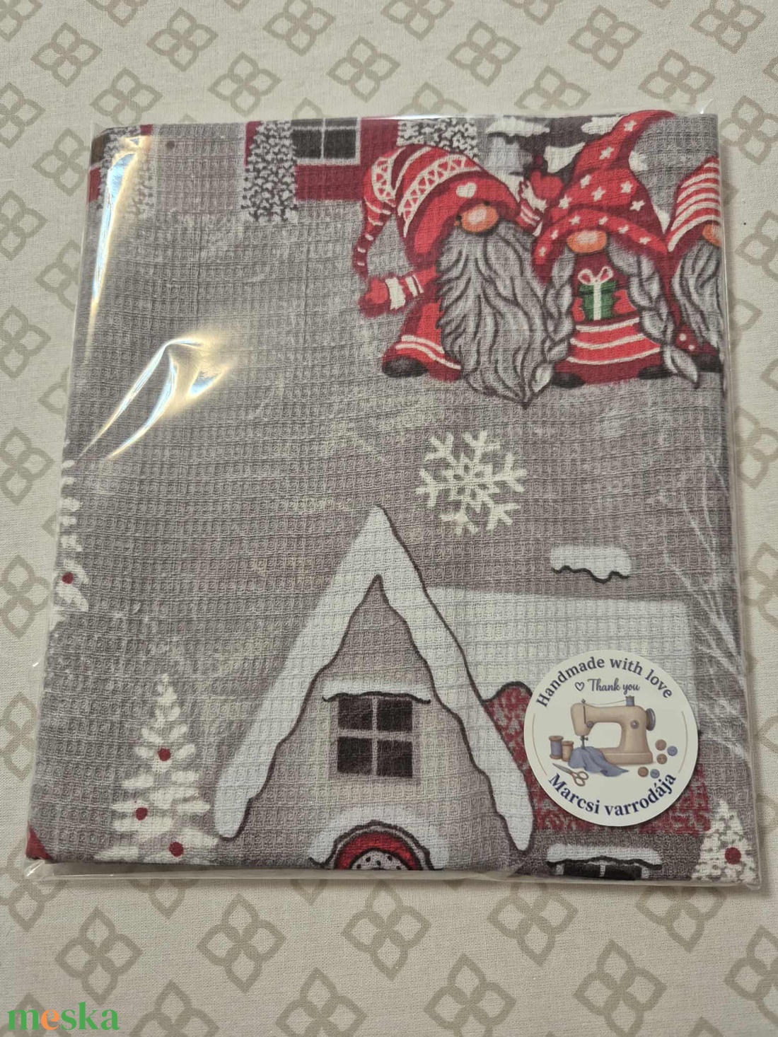 Karácsonyi mintás konyharuha2 - otthon & életmód - konyhafelszerelés, tálalás - konyhai textil - konyharuha & törlőkendő - Meska.hu