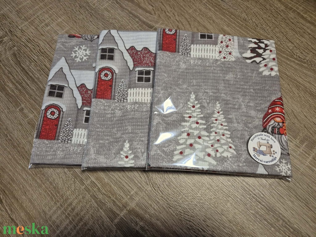 Karácsonyi mintás konyharuha2 - otthon & életmód - konyhafelszerelés, tálalás - konyhai textil - konyharuha & törlőkendő - Meska.hu