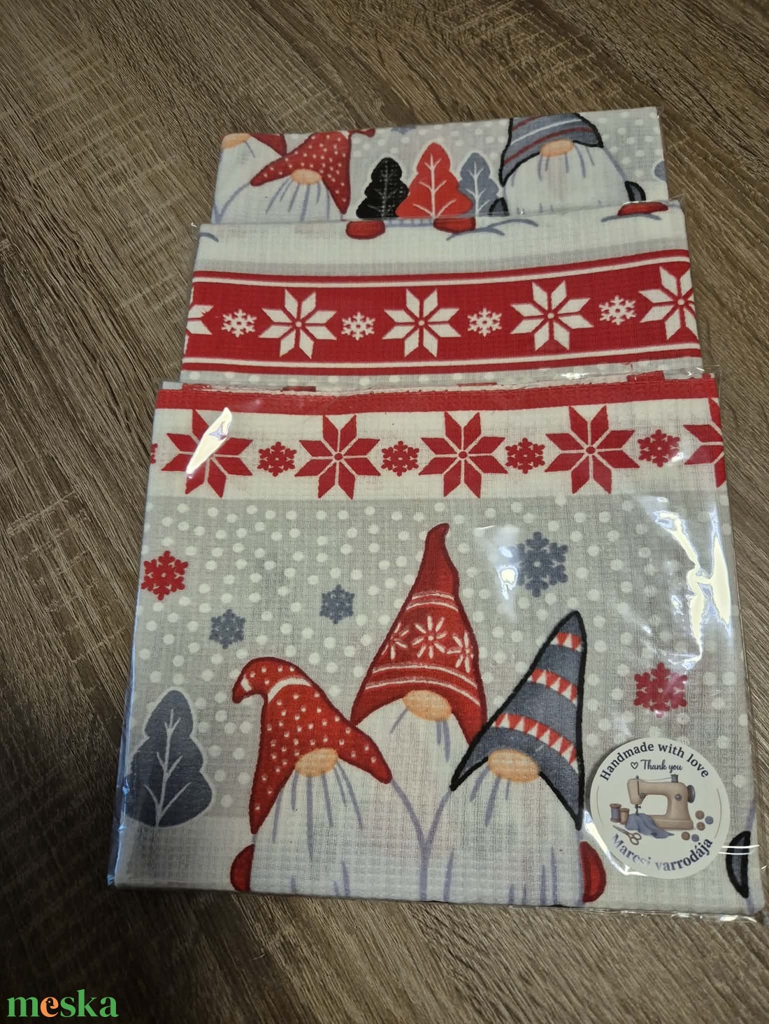 Karácsonyi mintás konyharuha - otthon & életmód - konyhafelszerelés, tálalás - konyhai textil - konyharuha & törlőkendő - Meska.hu