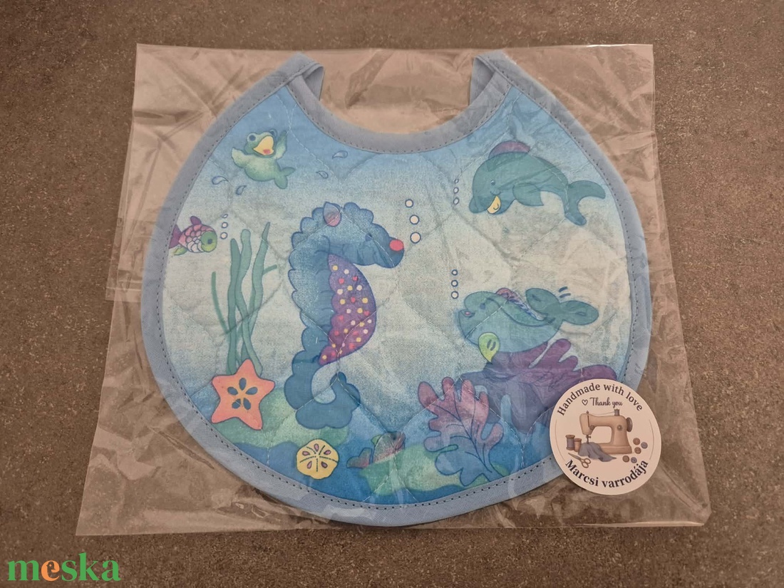 Baba partedli (előke) - baba - mama - szoptatási, etetési kellékek - partedli, előke - Meska.hu