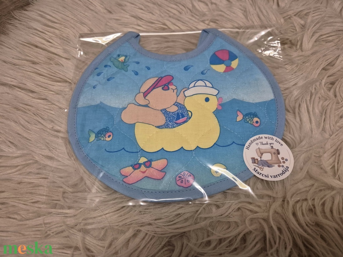 Baba partedli (előke) - baba - mama - szoptatási, etetési kellékek - partedli, előke - Meska.hu