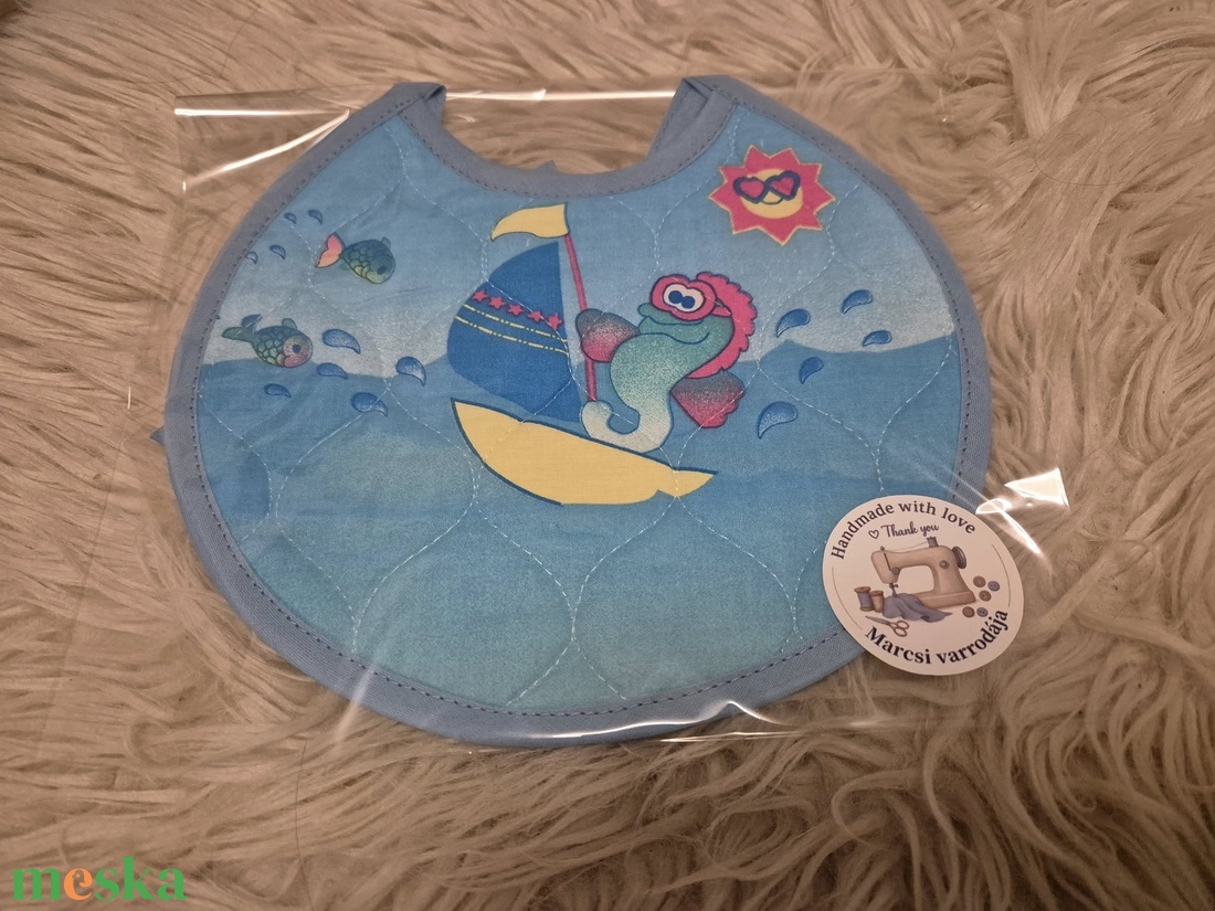 Baba partedli (előke) - baba - mama - szoptatási, etetési kellékek - partedli, előke - Meska.hu