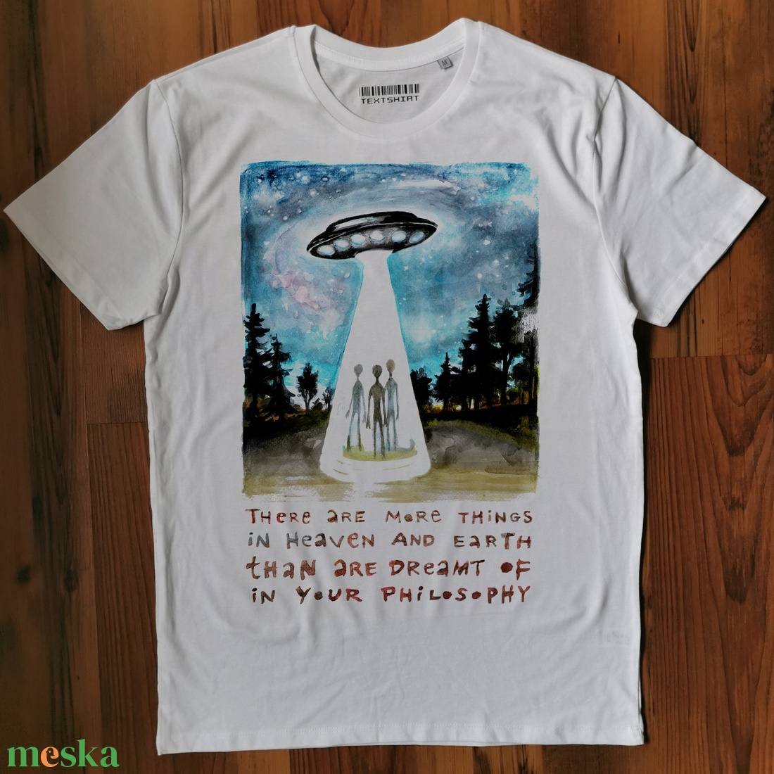 UFO póló / Rontó Lili design - ruha & divat - férfi ruha - póló - Meska.hu
