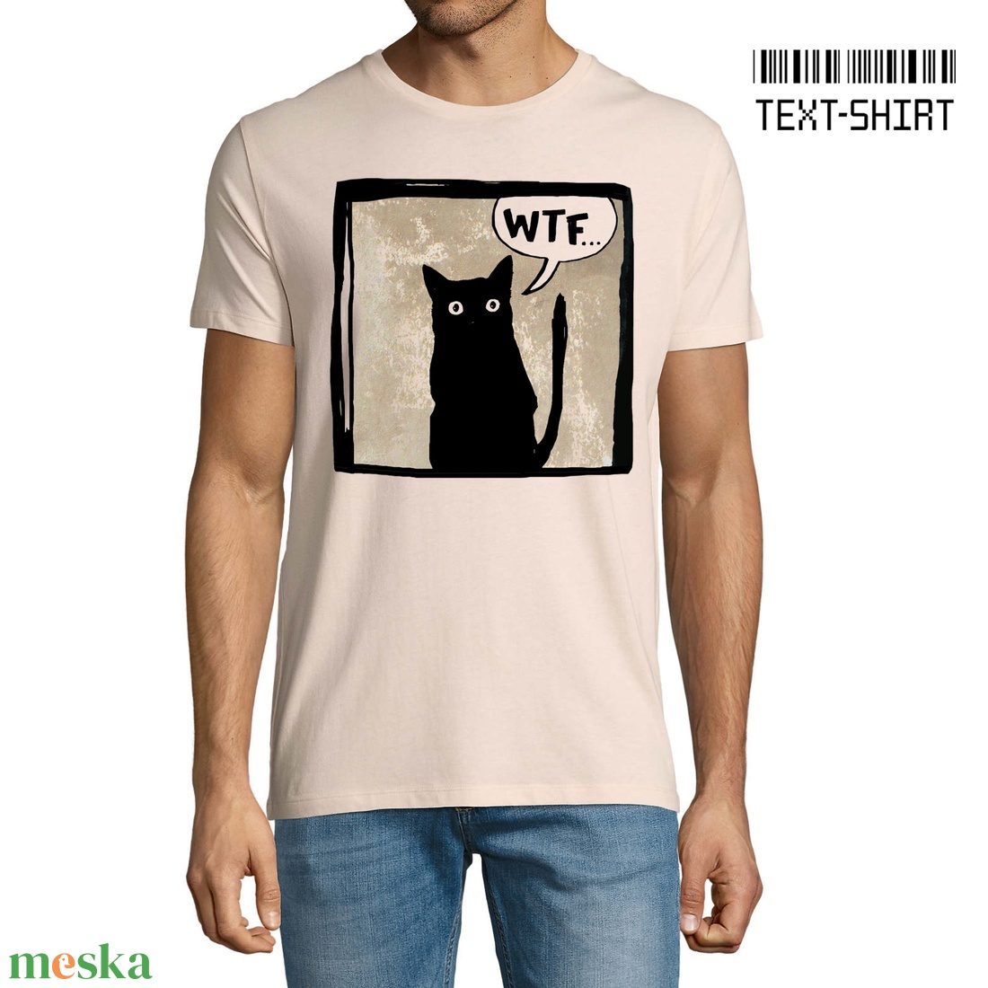 WTF Cat póló / Rontó Lili design - ruha & divat - férfi ruha - póló - Meska.hu WTF Cat póló / Rontó Lili design - ruha & divat - férfi ruha - póló - Meska.hu