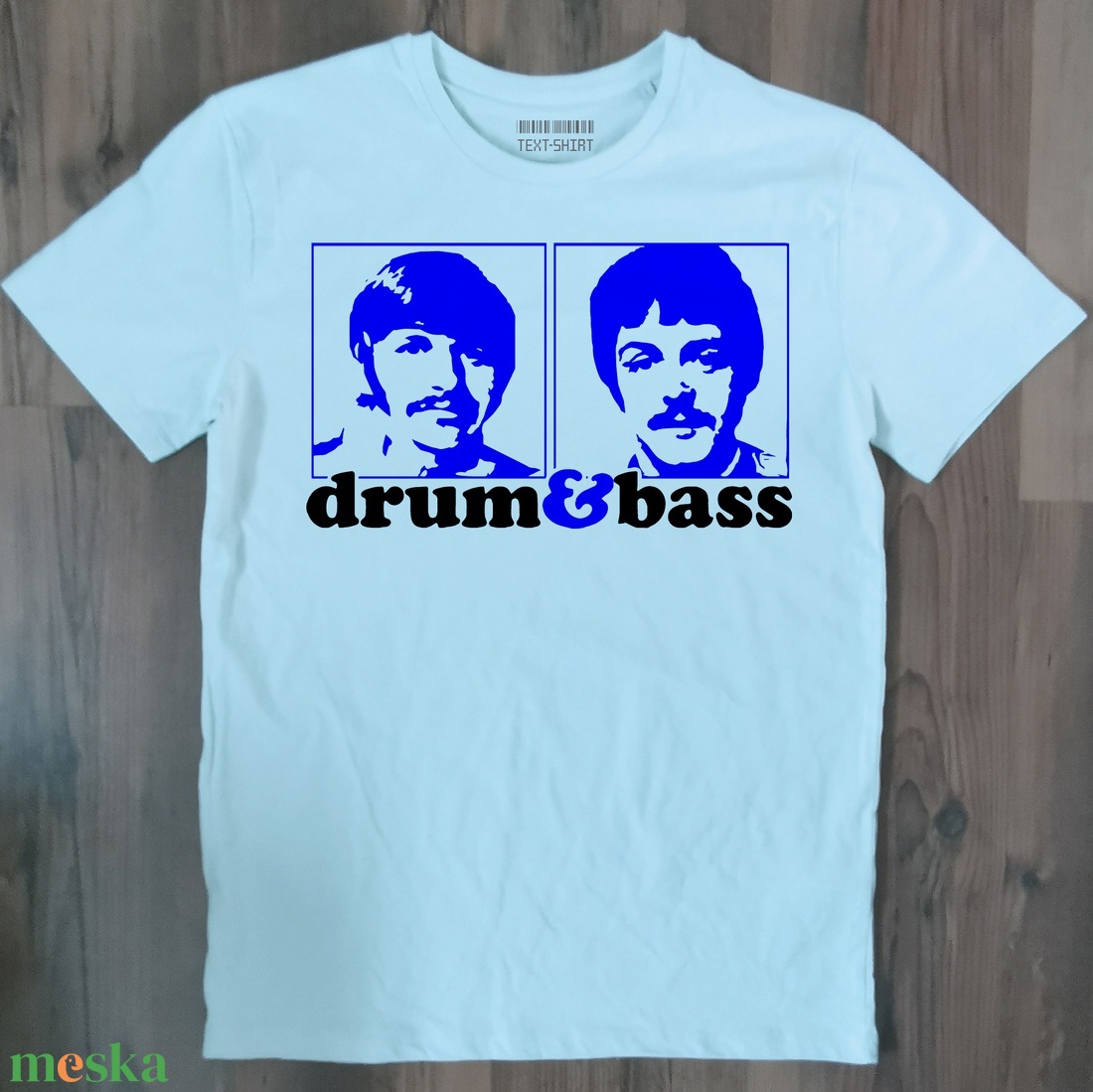 Drum and Bass Beatles póló - ruha & divat - férfi ruha - póló - Meska.hu