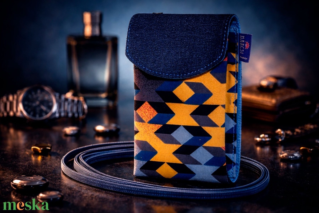 3 rekeszes telefontartós kis táska, vagány parti táska - táska & tok - kézitáska & válltáska - vállon átvethető táska - Meska.hu