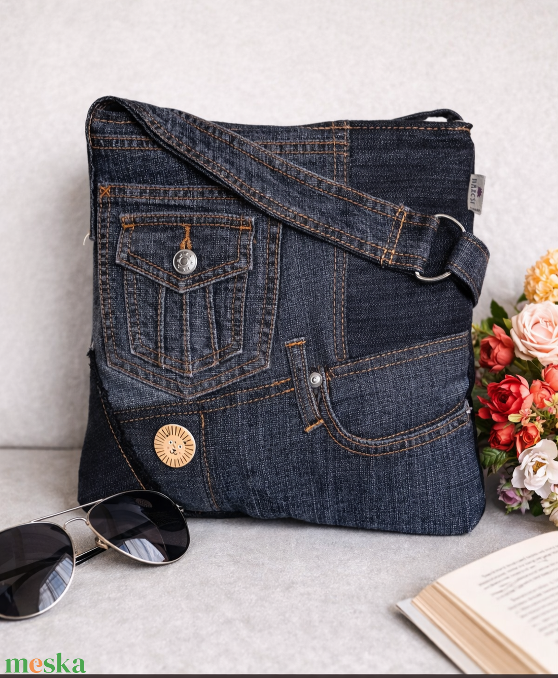 Farmer crossbody sportos, divatos női táska - táska & tok - kézitáska & válltáska - vállon átvethető táska - Meska.hu