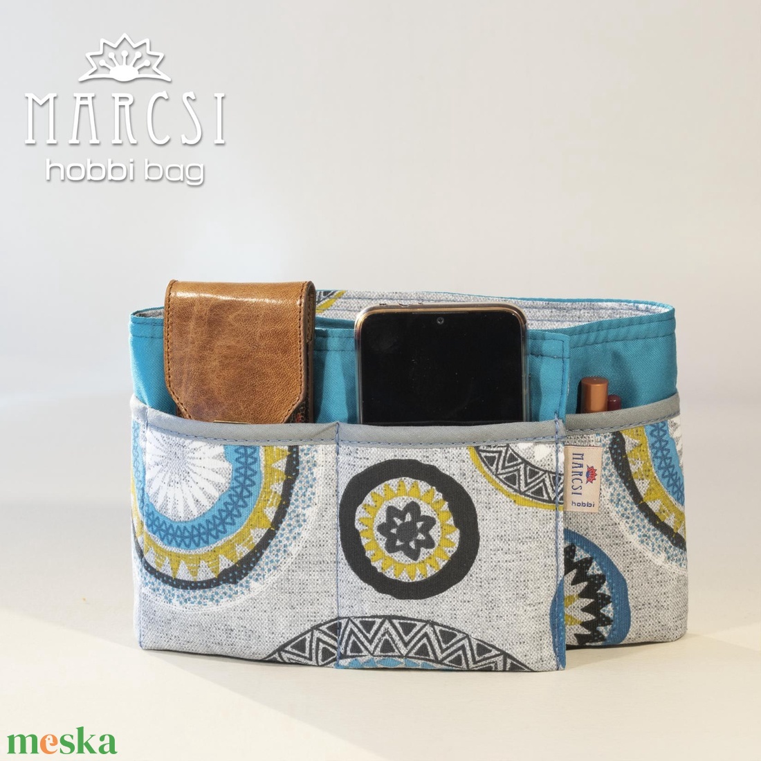 Mandalamintás táskarendező, táskabelső rendszerező - táska & tok - kézitáska & válltáska - belső rendező - Meska.hu