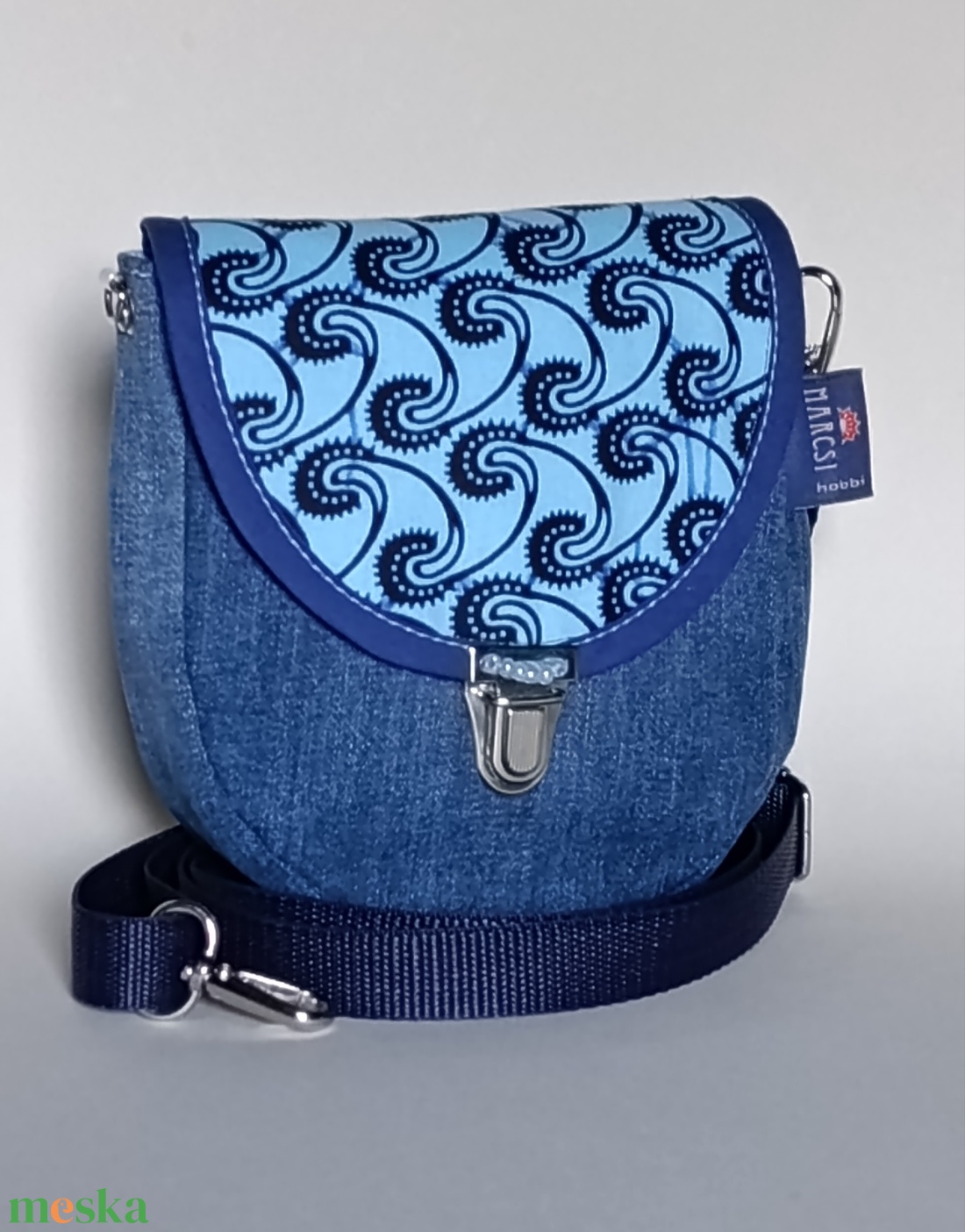 Crossbody, farmer kis méretű válltáska  - táska & tok - kézitáska & válltáska - vállon átvethető táska - Meska.hu