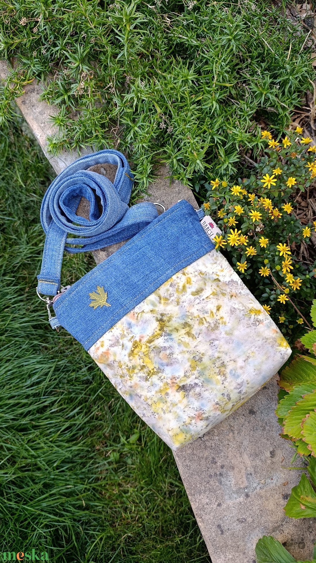 Női válltáska, egyedi kézműves termék. Cross body  - táska & tok - kézitáska & válltáska - válltáska - Meska.hu