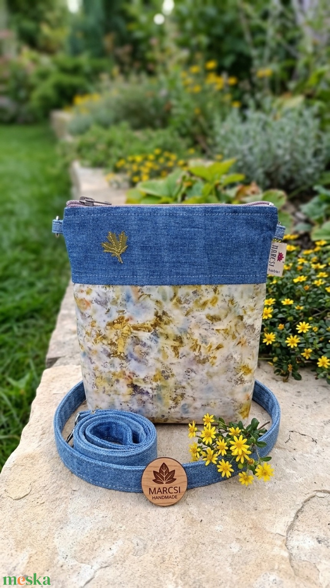 Női válltáska, egyedi kézműves termék. Cross body  - táska & tok - kézitáska & válltáska - válltáska - Meska.hu