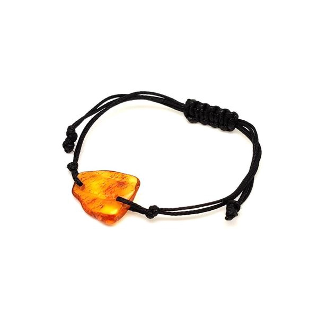 Borostyán állítható cérna dobcsiszolat karkötő 2-3cm - ékszer - karkötő - ásványkarkötő - Meska.hu