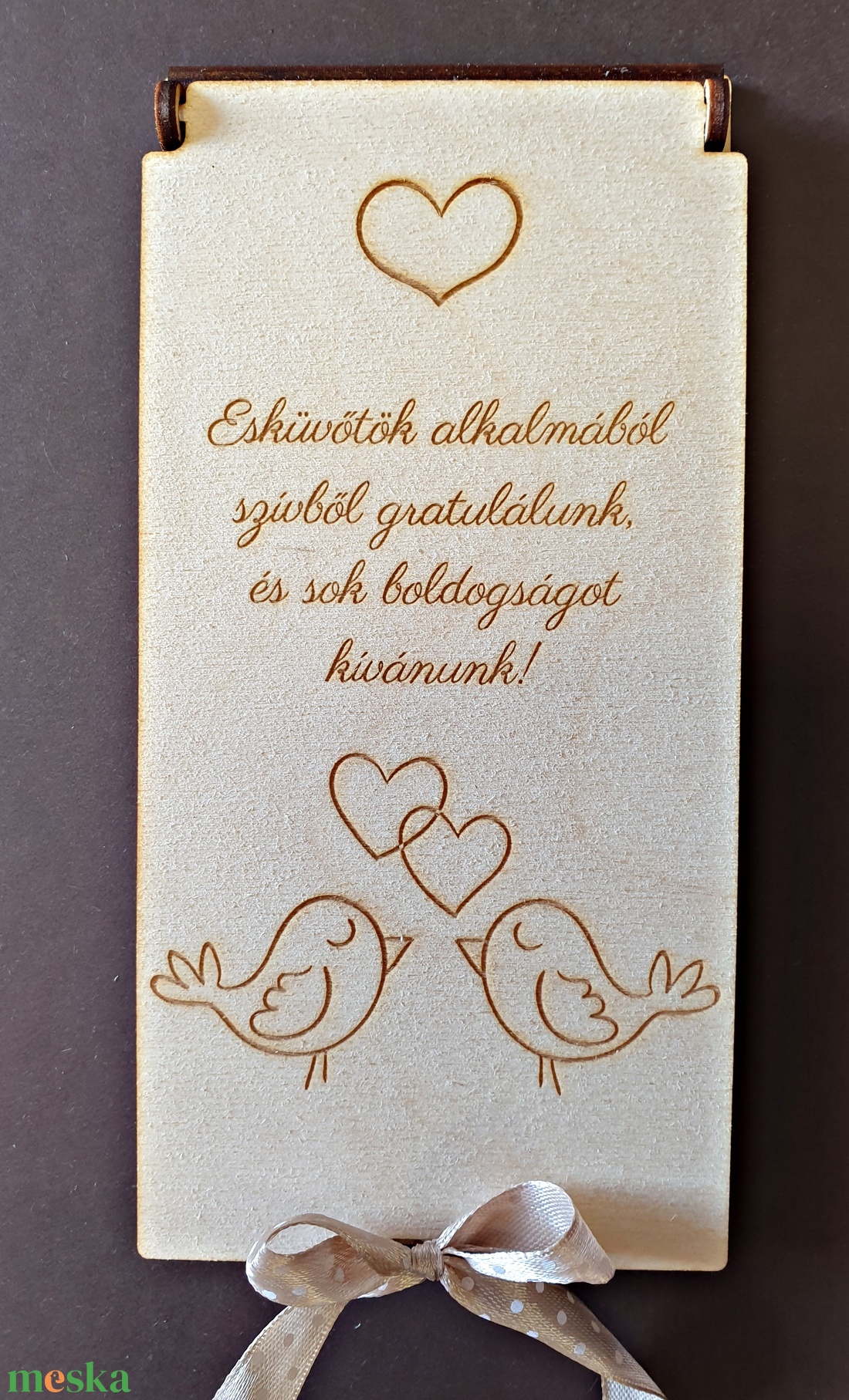 PÉNZÁTADÓ DOBOZ ESKÜVŐRE - esküvő - emlék & ajándék - nászajándék - Meska.hu