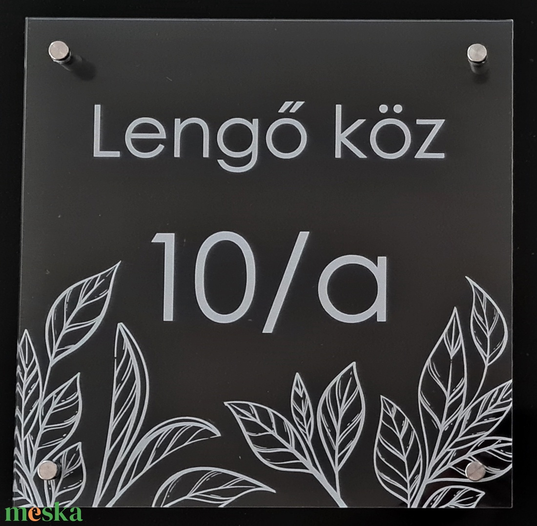EGYEDI UTCANÉV-, HÁZSZÁMTÁBLA  - otthon & lakás - ház & kert - házszám - Meska.hu