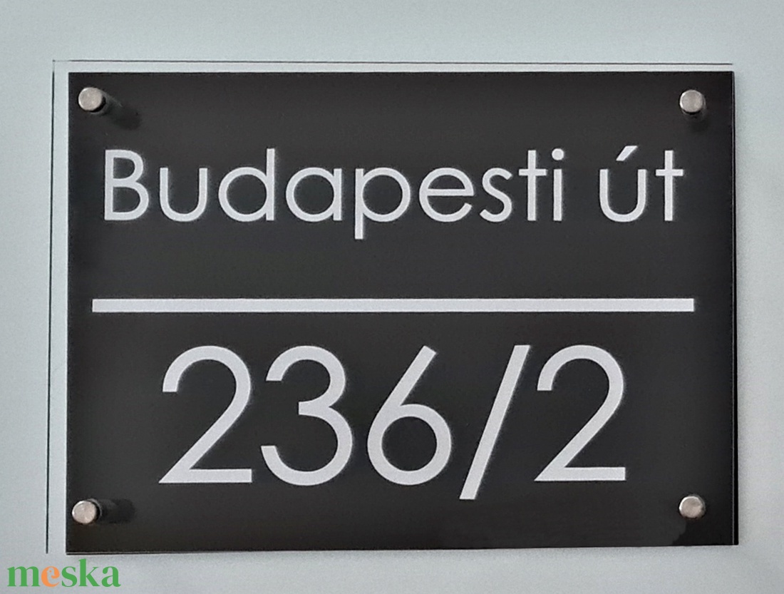 EGYEDI UTCANÉV-, HÁZSZÁMTÁBLA  - otthon & lakás - ház & kert - házszám - Meska.hu