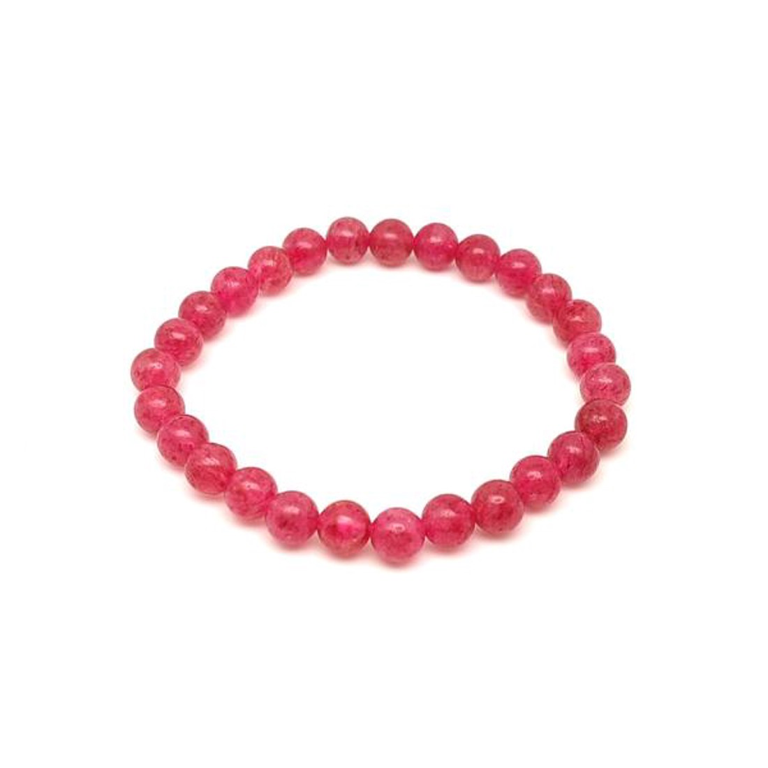 Eperkvarc színezett ásvány karkötő golyós 7mm - ékszer - karkötő - ásványkarkötő - Meska.hu