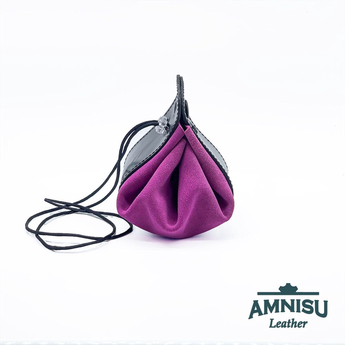 Fekete - pink bőr 2in1 szütyő és kockatálca M8031-4013 - játék & sport - szerepjáték - Meska.hu