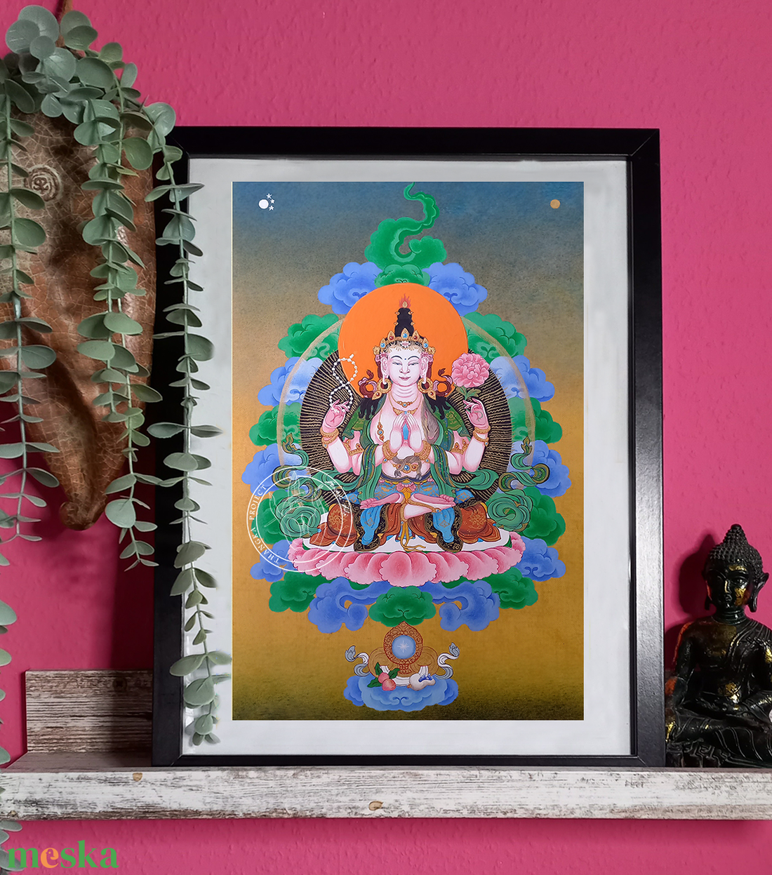 Avalókitésvara / Csenrézi művészi nyomat - művészet - grafika & illusztráció - művészi nyomat - Meska.hu Avalókitésvara / Csenrézi művészi nyomat - művészet - grafika & illusztráció - művészi nyomat - Meska.hu