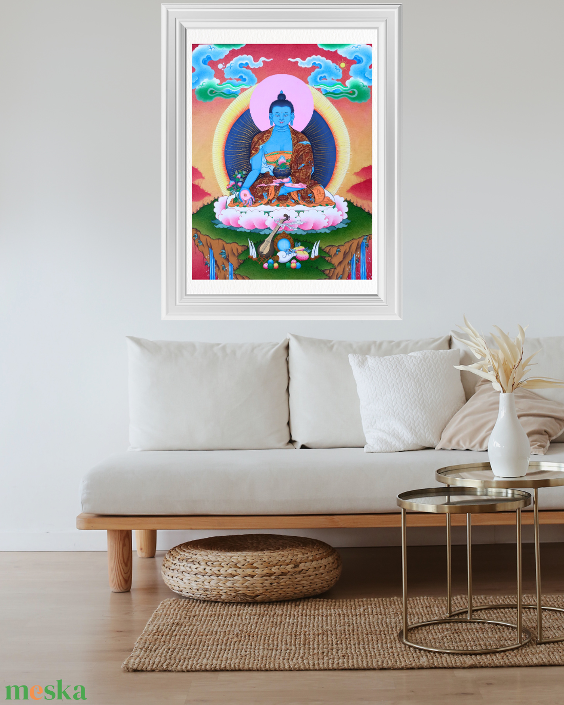 Gyógyító Buddha giclée nyomat - művészet - grafika & illusztráció - művészi nyomat - Meska.hu