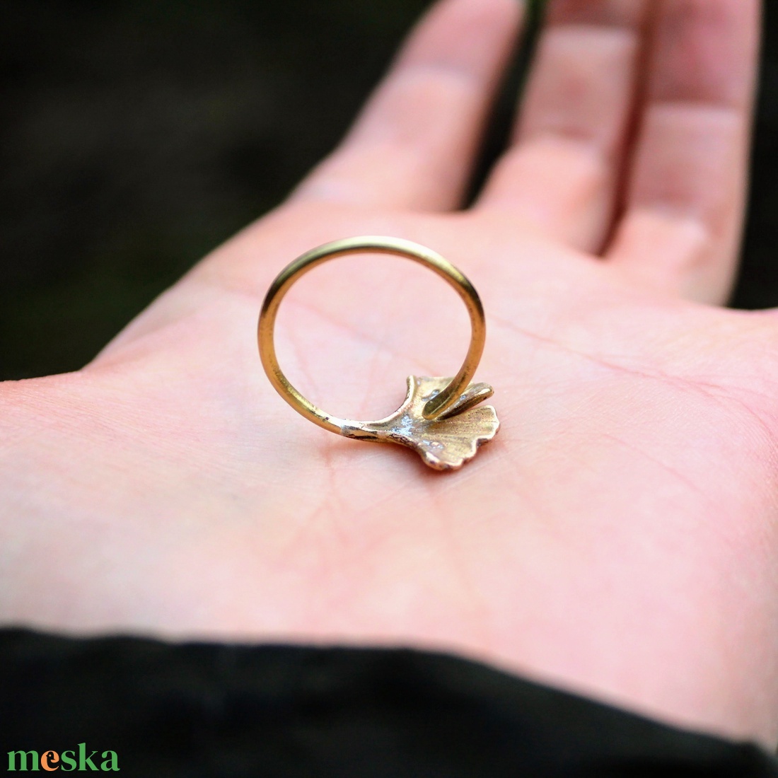 Ginkgo biloba gyűrű - ékszer - gyűrű - fonódó gyűrű - Meska.hu Ginkgo biloba gyűrű - ékszer - gyűrű - fonódó gyűrű - Meska.hu