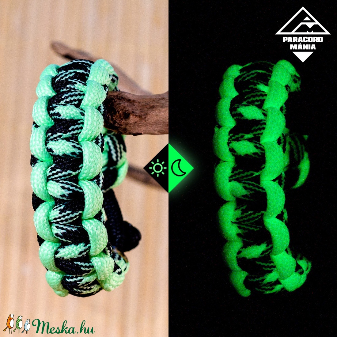 - Fesztivál - paracord karkötő (foszforeszkáló) - - Meska.hu - Fesztivál - paracord karkötő (foszforeszkáló) - - Meska.hu