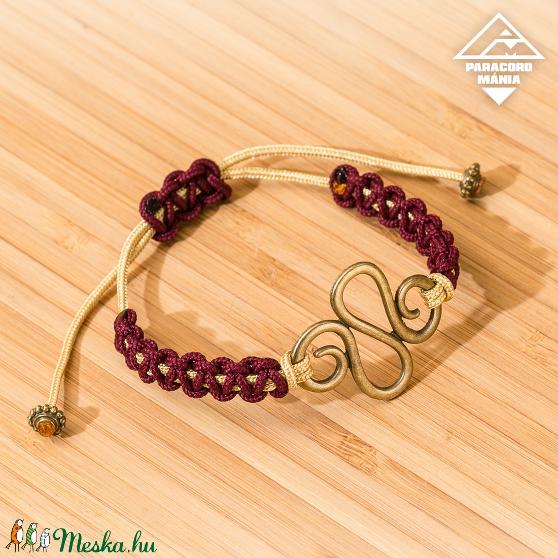 NYÁRI AKCIÓ - Nimfa - microcord karkötő -  - Meska.hu