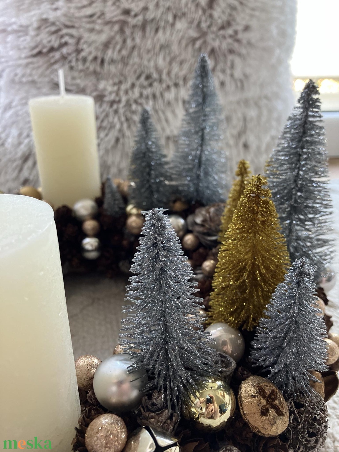 Csillogó fenyves adventi koszorú - karácsony - adventi díszek - adventi koszorú - Meska.hu Csillogó fenyves adventi koszorú - karácsony - adventi díszek - adventi koszorú - Meska.hu