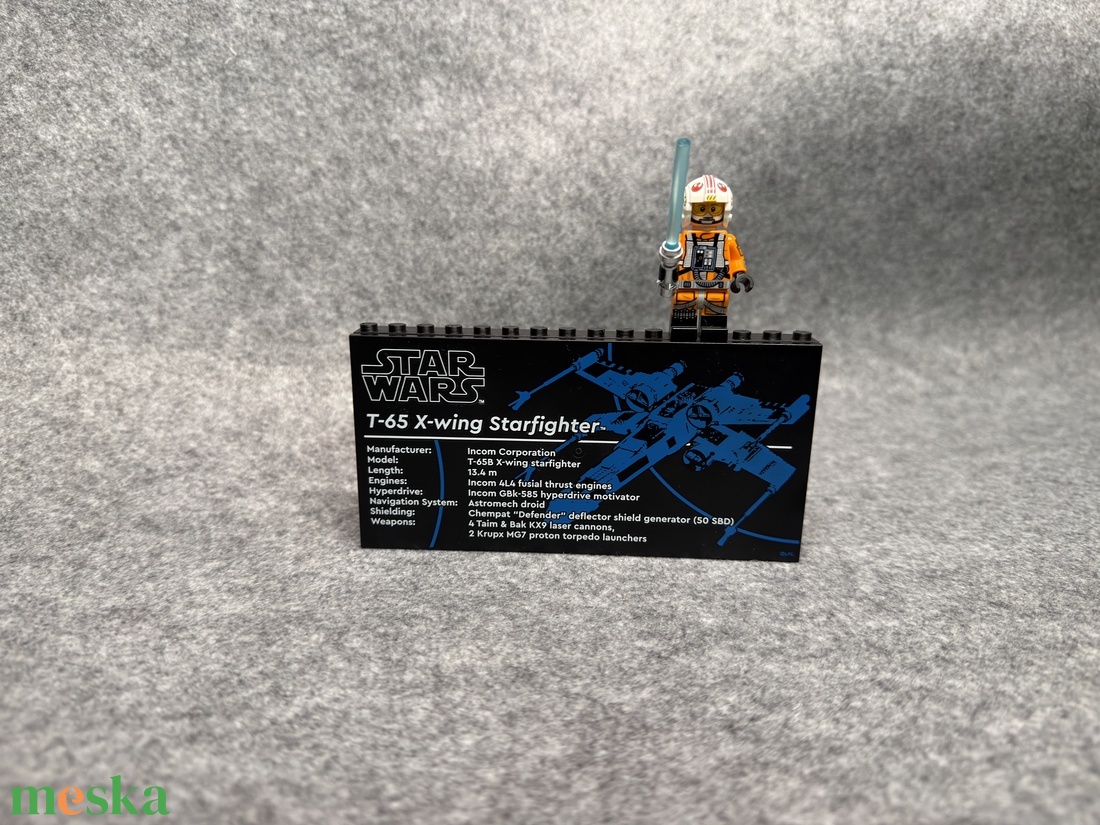 X-Wing (75355) fali konzol - otthon & életmód - tárolás & rendszerezés - fali tároló - Meska.hu
