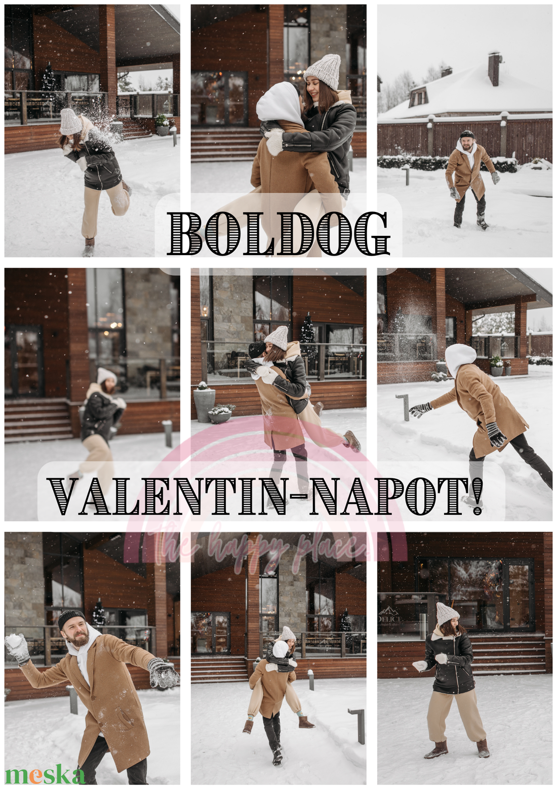 Valentin-napi kép 4. / Ajándék a szerelmednek / Fali dekoráció, falikép, kollázs / digitális, nyomat / A4, A3 - otthon & életmód - dekoráció - kép & falikép - poszter - Meska.hu