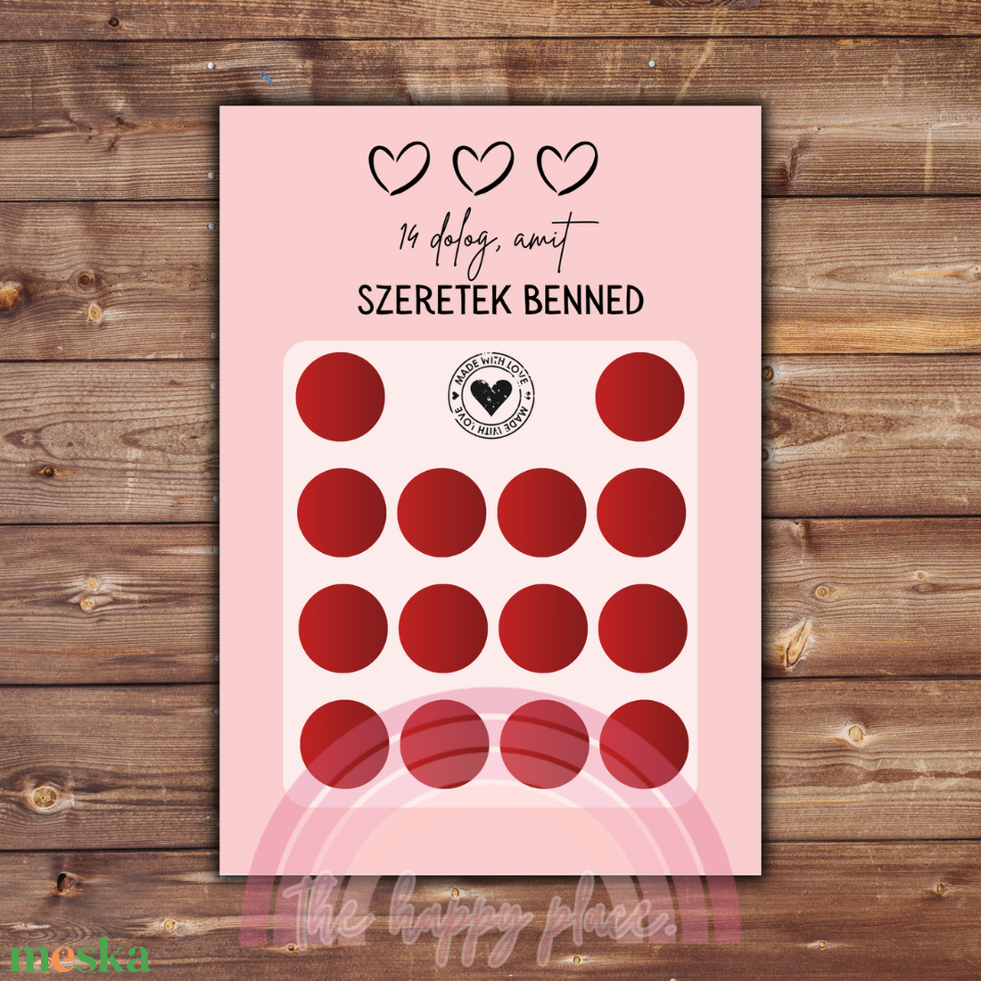 14 dolog, amit szeretek benned / kaparós kártya / Valentin-nap 1. - otthon & életmód - papír, írószer - ajándékozás kellékei - ajándék sorsjegy - Meska.hu 14 dolog, amit szeretek benned / kaparós kártya / Valentin-nap 1. - otthon & életmód - papír, írószer - ajándékozás kellékei - ajándék sorsjegy - Meska.hu