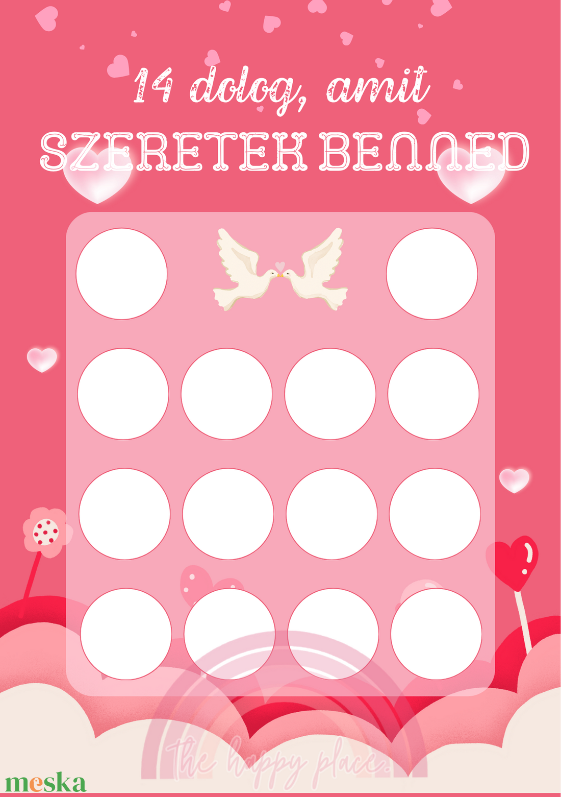 14 dolog, amit szeretek benned / kaparós kártya / Valentin-nap 5. - otthon & életmód - papír, írószer - ajándékozás kellékei - ajándék sorsjegy - Meska.hu 14 dolog, amit szeretek benned / kaparós kártya / Valentin-nap 5. - otthon & életmód - papír, írószer - ajándékozás kellékei - ajándék sorsjegy - Meska.hu