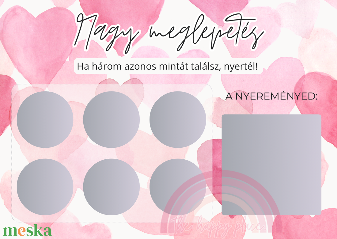 NAGYMAMA LESZEL! kaparós kártya :) / Baba bejelentő / Nagy meglepetés kaparós sorsjegy 1. - otthon & életmód - papír, írószer - ajándékozás kellékei - ajándék sorsjegy - Meska.hu