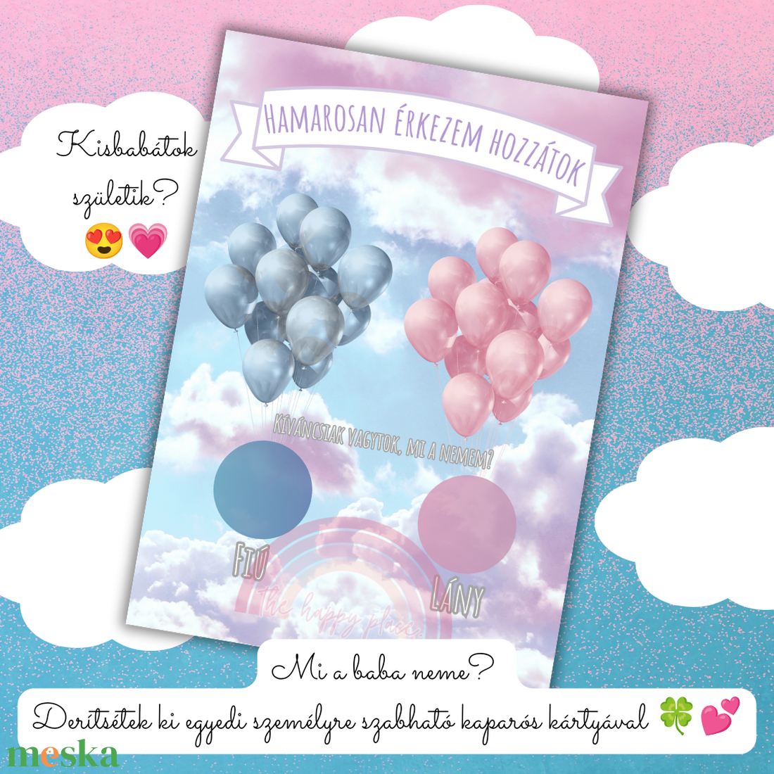 FIÚ VAGY LÁNY? kaparós kártya :) / Unokabejelentő / Babaváró buli / Gender reveal kaparós sorsjegy 1. - otthon & életmód - papír, írószer - ajándékozás kellékei - ajándék sorsjegy - Meska.hu FIÚ VAGY LÁNY? kaparós kártya :) / Unokabejelentő / Babaváró buli / Gender reveal kaparós sorsjegy 1. - otthon & életmód - papír, írószer - ajándékozás kellékei - ajándék sorsjegy - Meska.hu
