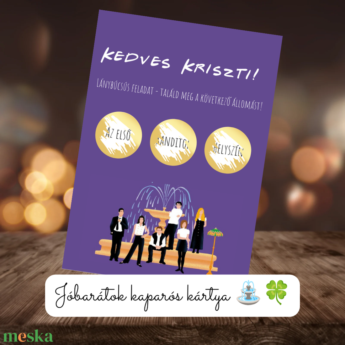 JÓBARÁTOK kaparós kártya 3. / Ajándék, születésnap, névnap, ünnep, céges / Kaparós sorsjegy - otthon & életmód - papír, írószer - ajándékozás kellékei - ajándék sorsjegy - Meska.hu JÓBARÁTOK kaparós kártya 3. / Ajándék, születésnap, névnap, ünnep, céges / Kaparós sorsjegy - otthon & életmód - papír, írószer - ajándékozás kellékei - ajándék sorsjegy - Meska.hu