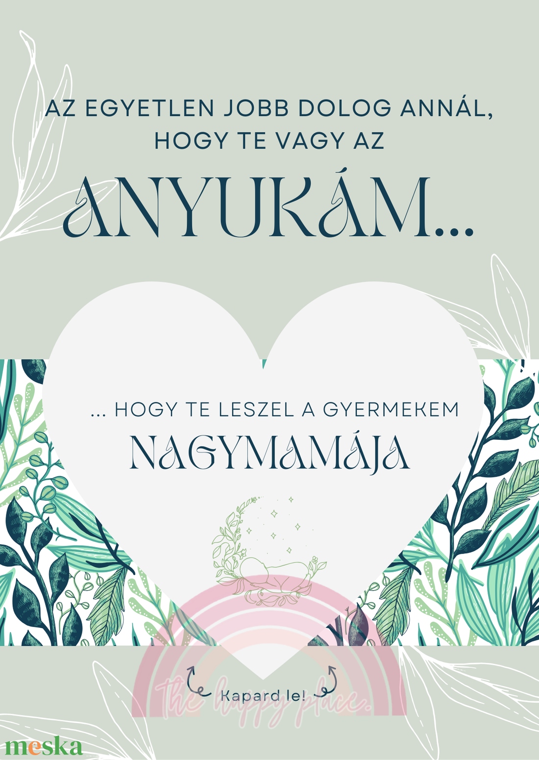 Baba bejelentő kaparós kártya :) / Unoka bejelentő / Szivecskés kaparós sorsjegy 3. - otthon & életmód - papír, írószer - ajándékozás kellékei - ajándék sorsjegy - Meska.hu