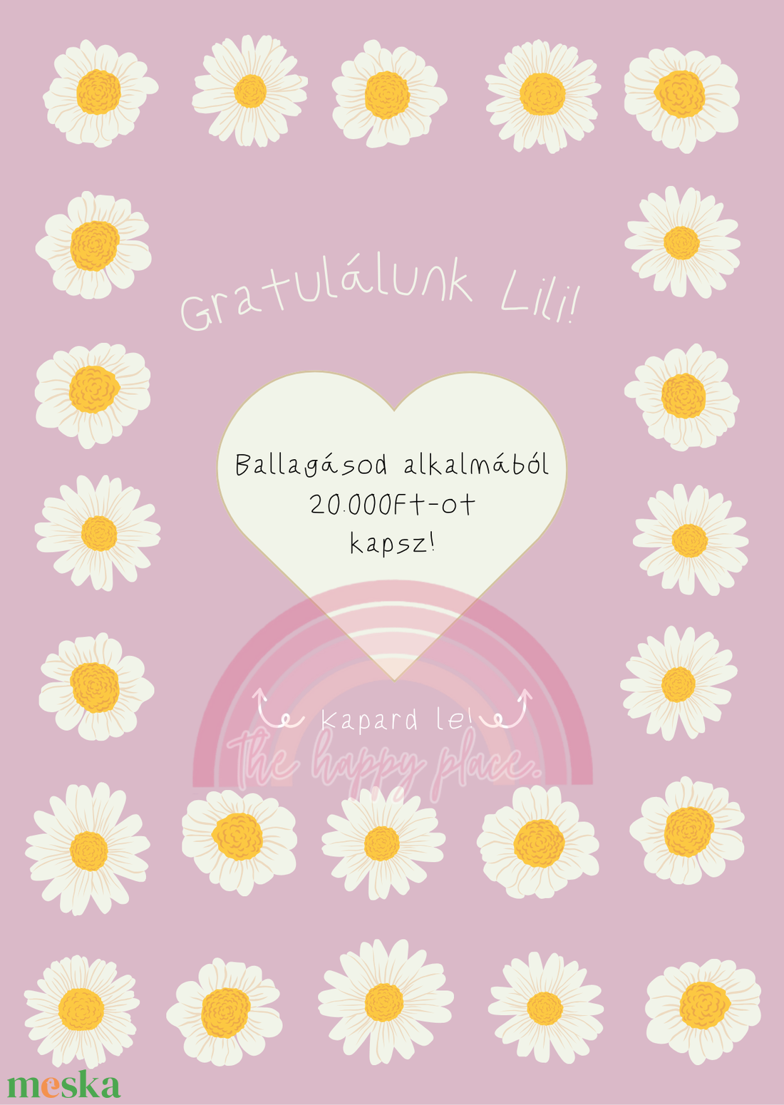 Ballagási kaparós kártya 4. / Ajándék, ballagás, diploma / Kaparós sorsjegy - otthon & életmód - papír, írószer - ajándékozás kellékei - ajándék sorsjegy - Meska.hu